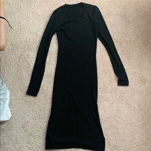 knee length dresses for ladies Aritzia Wilfred New Novella Dress – Mariée main image 1